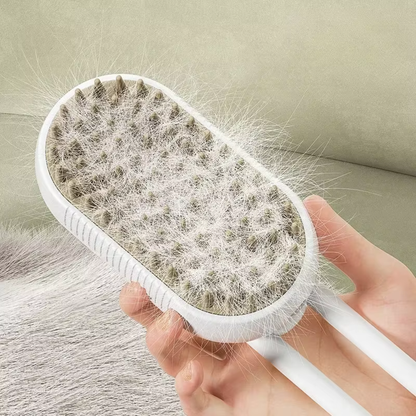 SteamGroom™ – The Gentle Steam Brush for Less Shedding & Easier Grooming