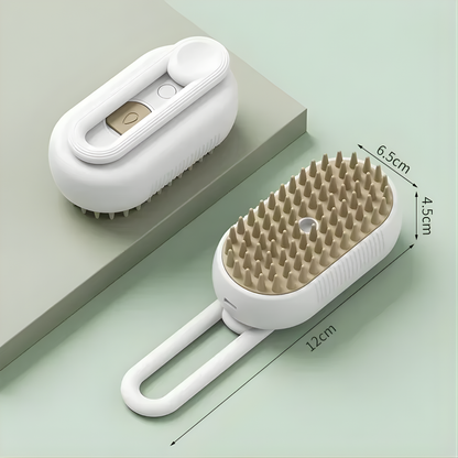 SteamGroom™ – The Gentle Steam Brush for Less Shedding & Easier Grooming